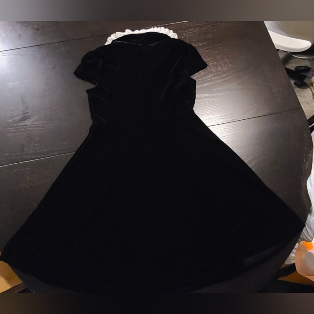 NWT Killstar Every Mourning Dress, Black Velvet, Small - Picture 6 of 10